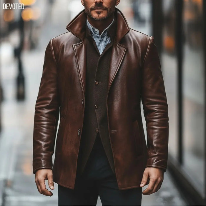 Stallion Coat Nappa Leather