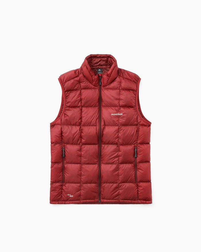 Superior Down Vest Men's Wine Red