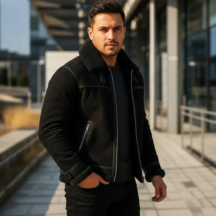Supermarine Jacket Nappa Suede