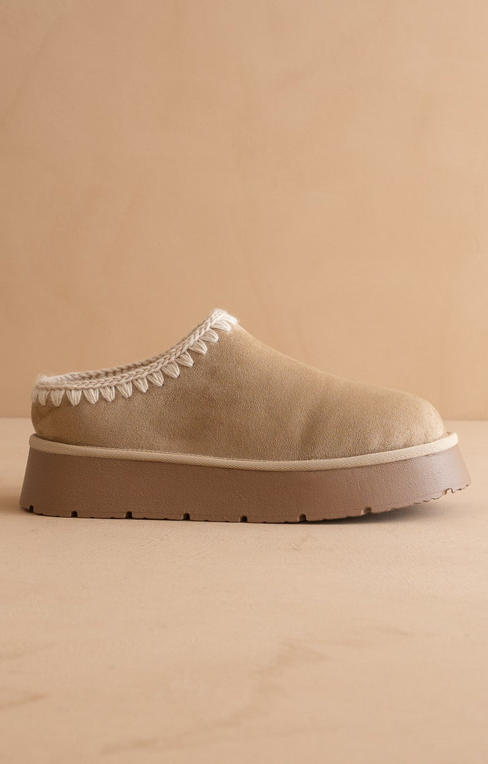 The Brandi - Platform Cozy Mule Slippers