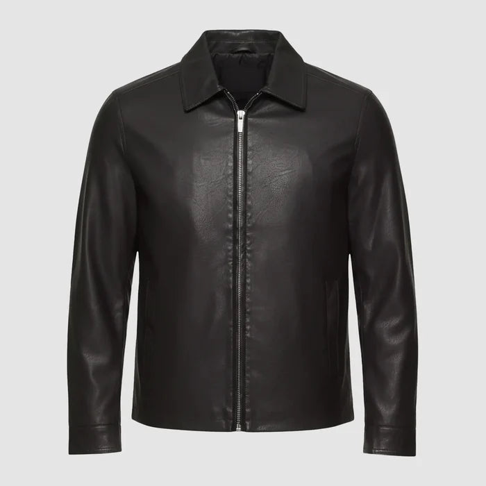 Tony Soprano Black Leather Jacket