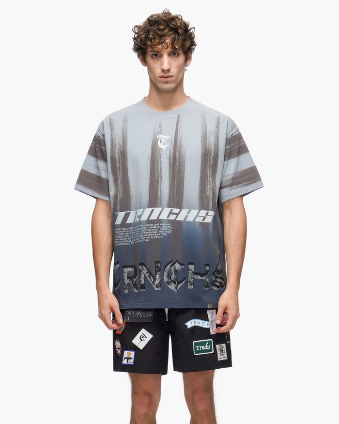 TRNCHS Control-Blue-Tee