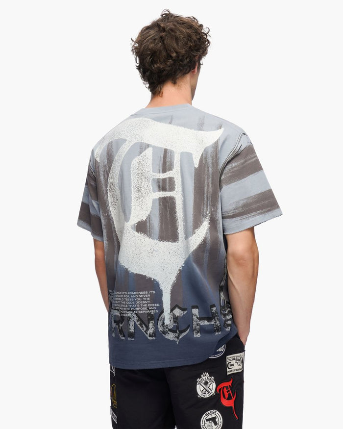 TRNCHS Control-Blue-Tee