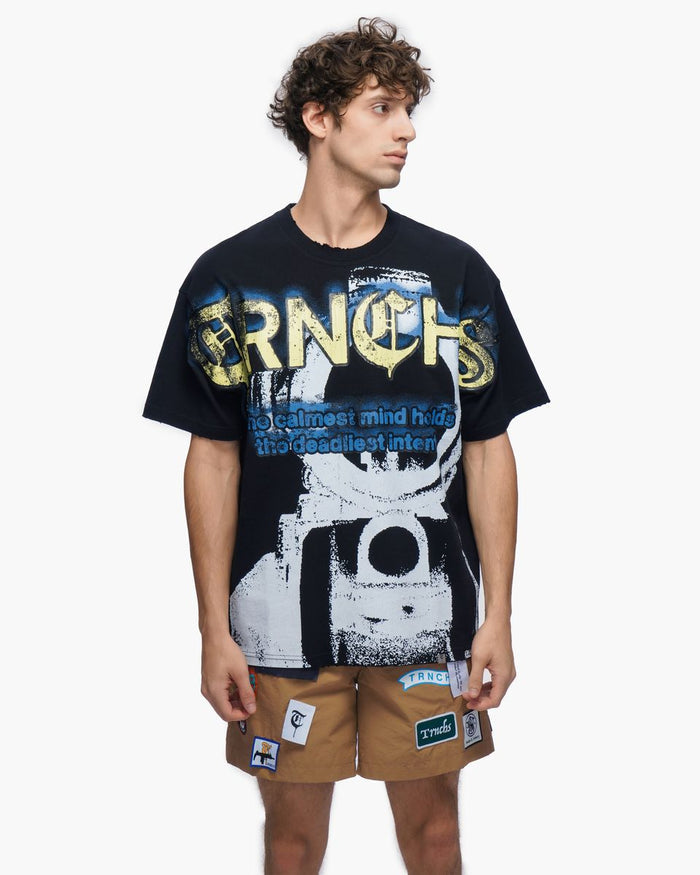TRNCHS DEADLY" Black Tee