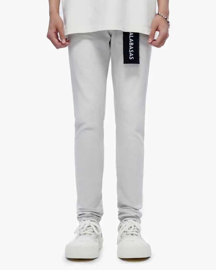 VALABASAS MR. FLEX SNOW GREY SKINNY JEANS