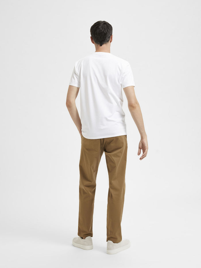 White Organic Cotton Crew Neck T-shirt