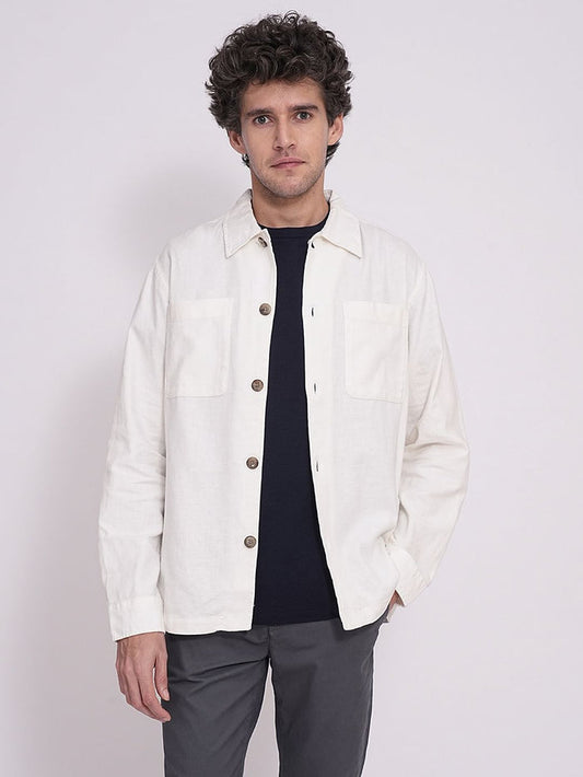 White Organic Cotton Shacket