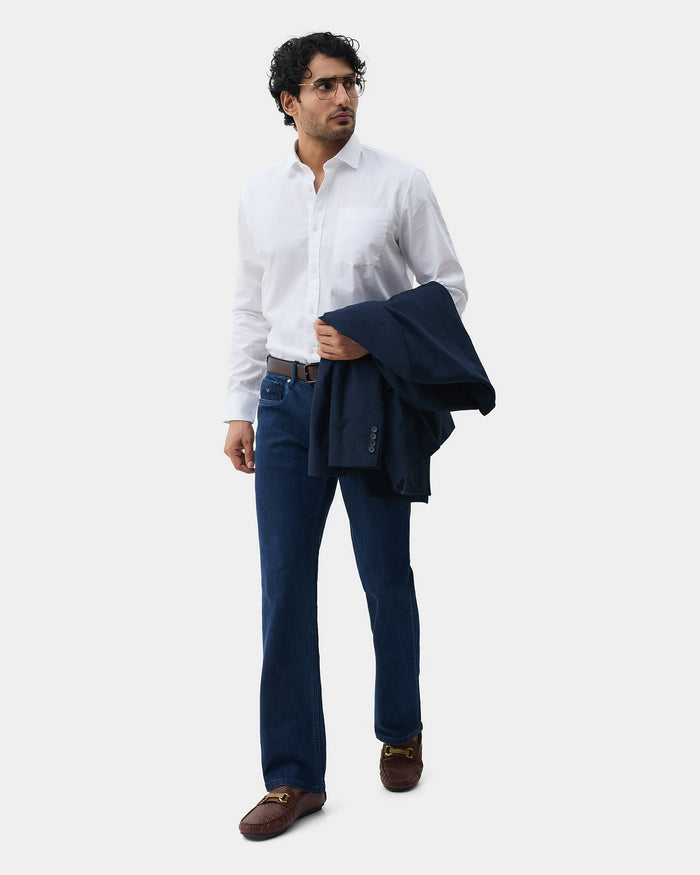 White Solid Shirt - Zento