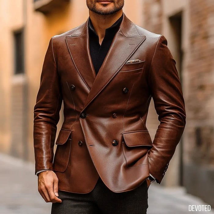 Windsor Blazer - SALE Brown - Nappa Leather