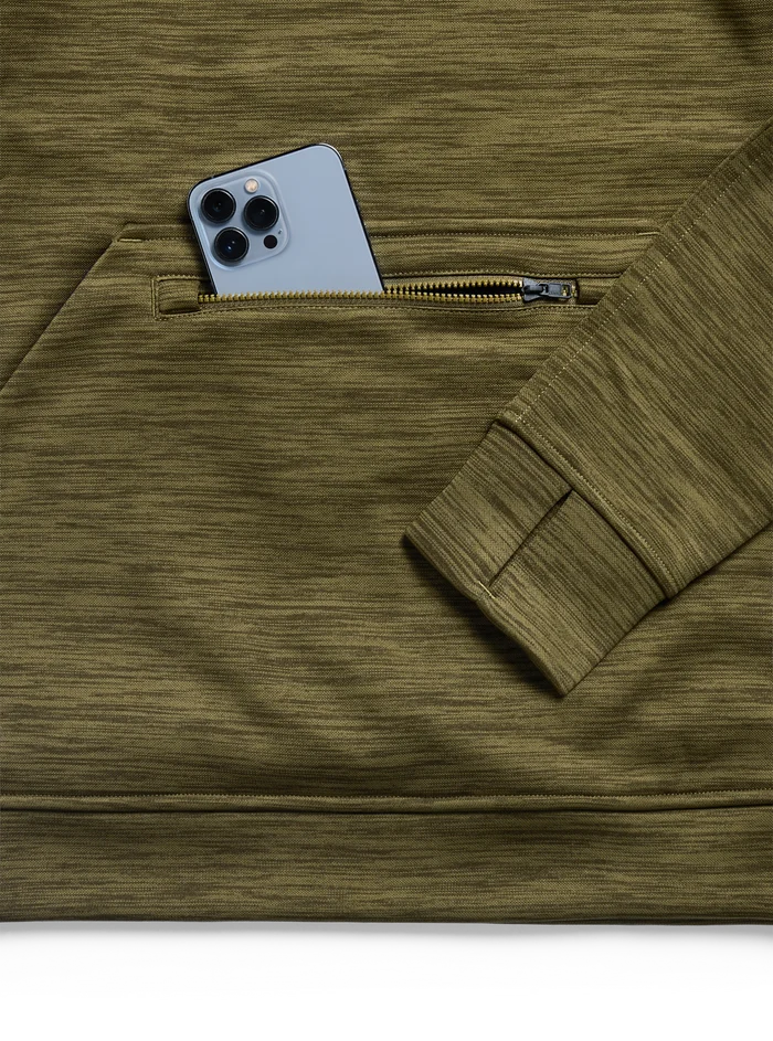 Product image of Women's Burton Oak Long Pullover Hoodie[Variant:Dried Moss Heather]