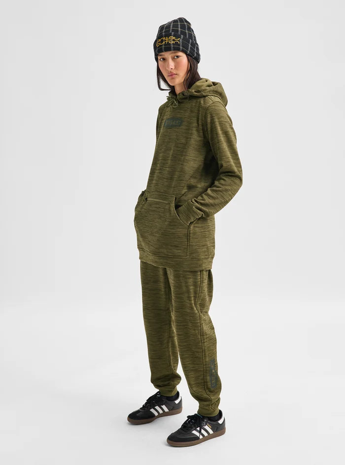 Product image of Women's Burton Oak Long Pullover Hoodie[Variant:Dried Moss Heather]