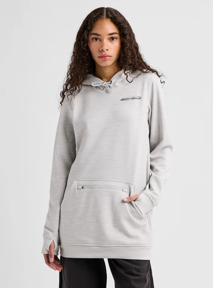 Product image of Women's Burton Oak Long Pullover Hoodie[Variant:Gray Cloud Heather]