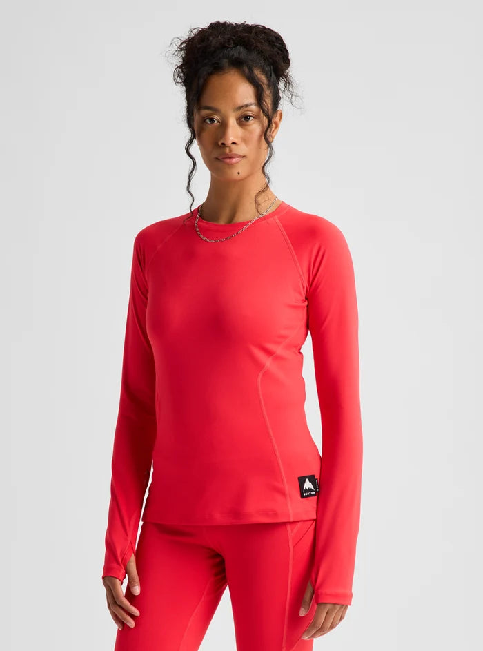 Product image of Women's Burton Synthetic Midweight Base Layer Crew[Variant:Hot Tamale]