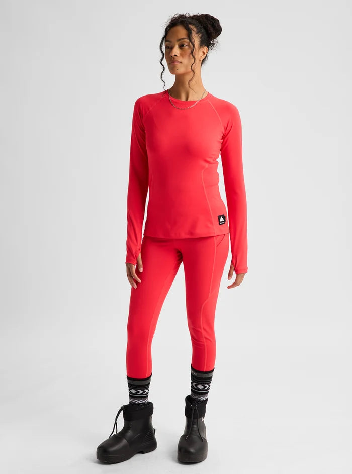 Product image of Women's Burton Synthetic Midweight Base Layer Crew[Variant:Hot Tamale]