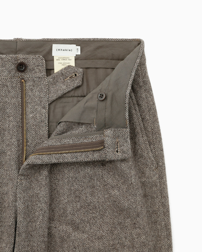 Wool Common Pant Brown