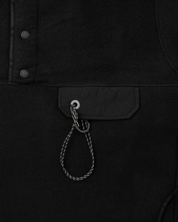 Wool Fleece Pullover Black