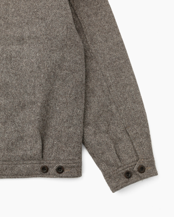 Wool Swing Jacket Brown