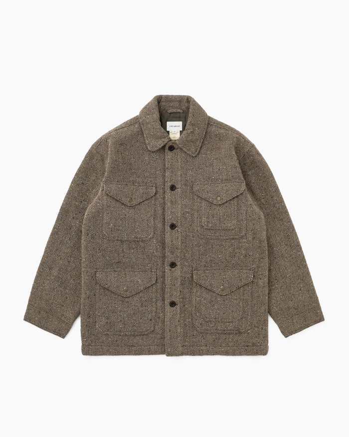 Wool Timber Jacket Brown
