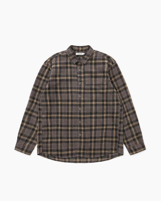 Worker Zip Shirt Gray