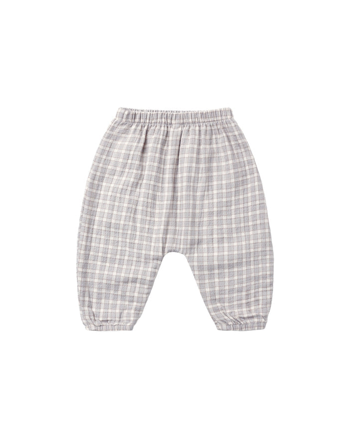 Woven Pant ll Blue Gingham