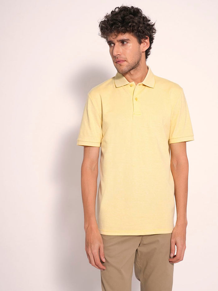Yellow Organic Cotton Polo