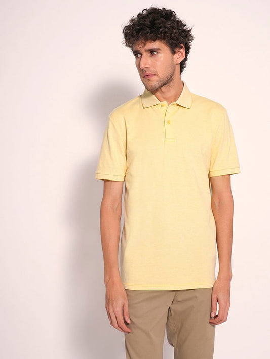 Yellow Organic Cotton Polo