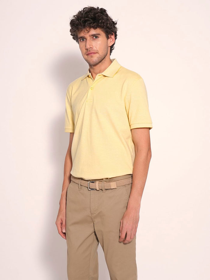 Yellow Organic Cotton Polo