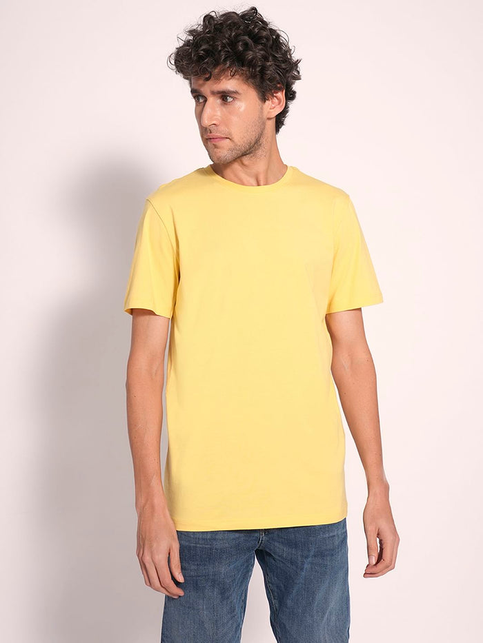 Yellow Red Organic Cotton T-Shirt