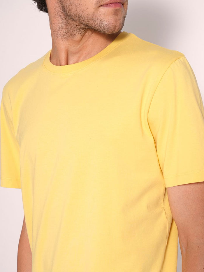 Yellow Red Organic Cotton T-Shirt
