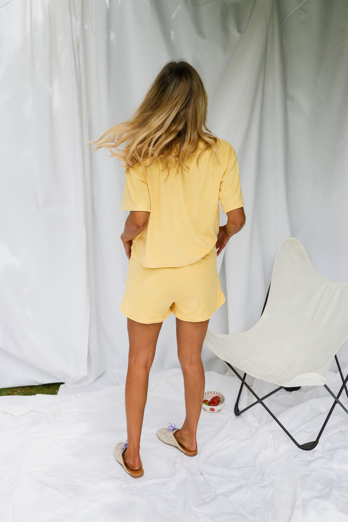 Yellow Terry Joan Set