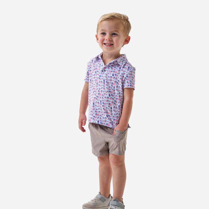 Youth Performance Polo - Old Glory