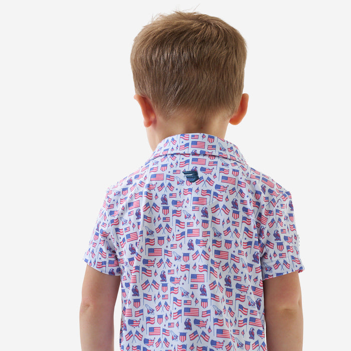Youth Performance Polo - Old Glory