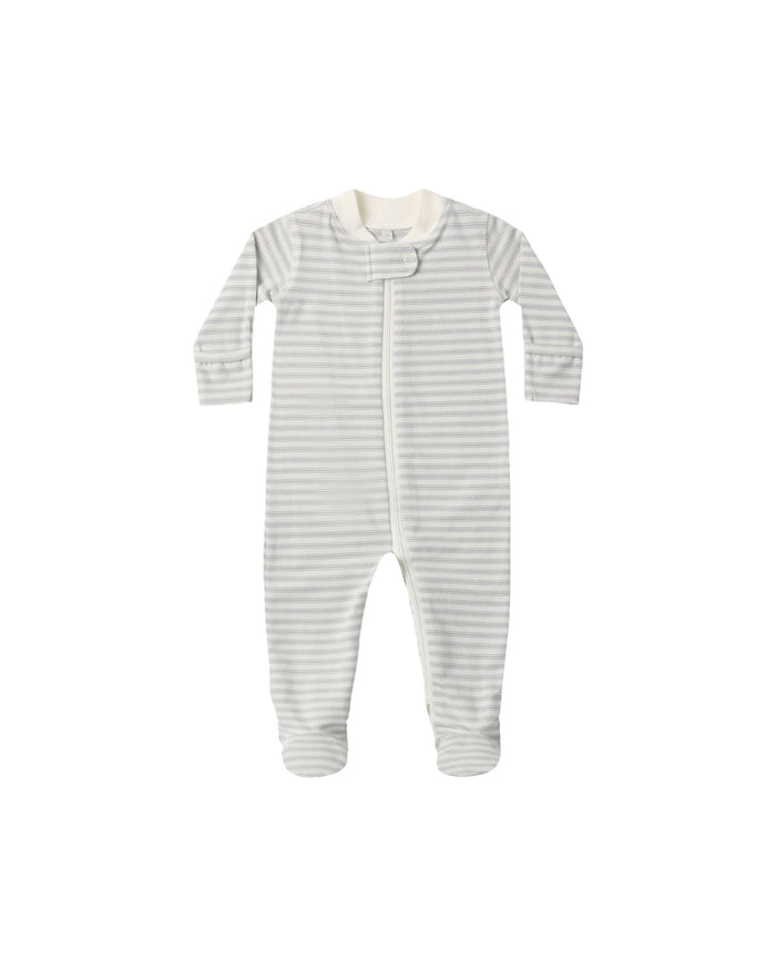 Zip Long Sleeve Sleeper Footie ll Cloud Stripe