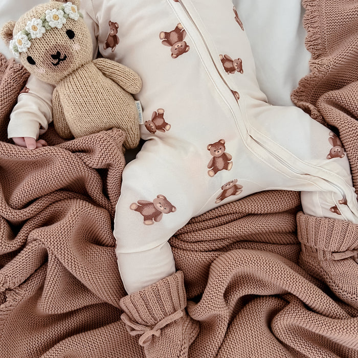 ZIP ROMPER | Teddies (NO FRILL)
