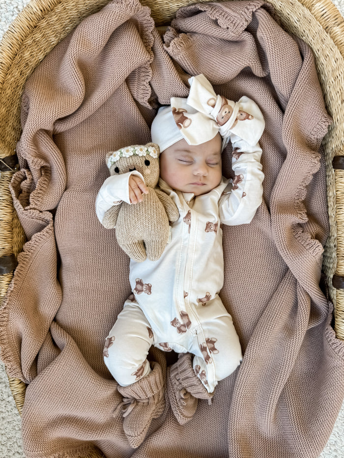 ZIP ROMPER | Teddies (NO FRILL)